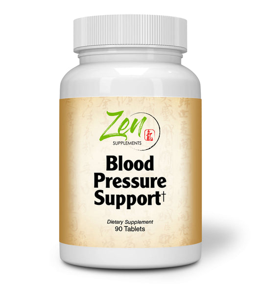 Blood Pressure Support 90-Tabs with Hawthorn, Magnesium, Hops, Taurine  & Forskohlii - Promotes Lower BP Naturally - Advanced Hypertension Supplement w/Potent Vitamins & Herbs for Stress Reduction & Heart Health
