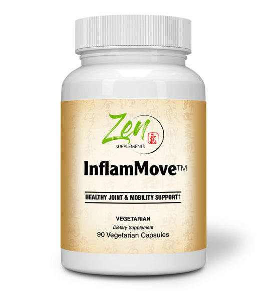 Inflammove Enzyme and Herbal Blend contains Turmeric, Boswellia, Ginger, White Willow & Devil's Claw90-Vegcaps
