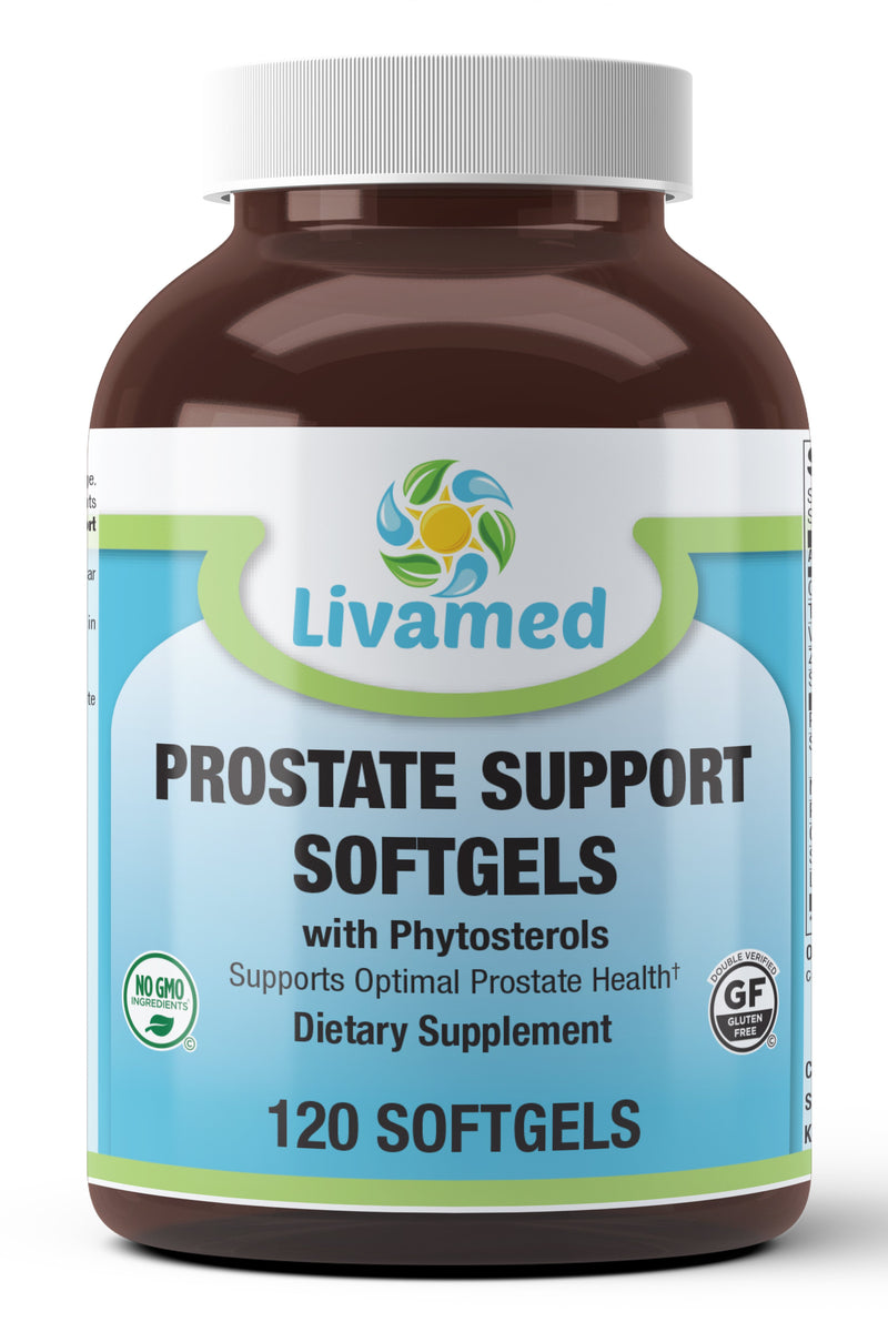 Livamed - Prostate Support Softgels with Phytosterols 120 Count