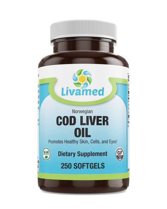 Cod Liver Oil Softgels 250 Count