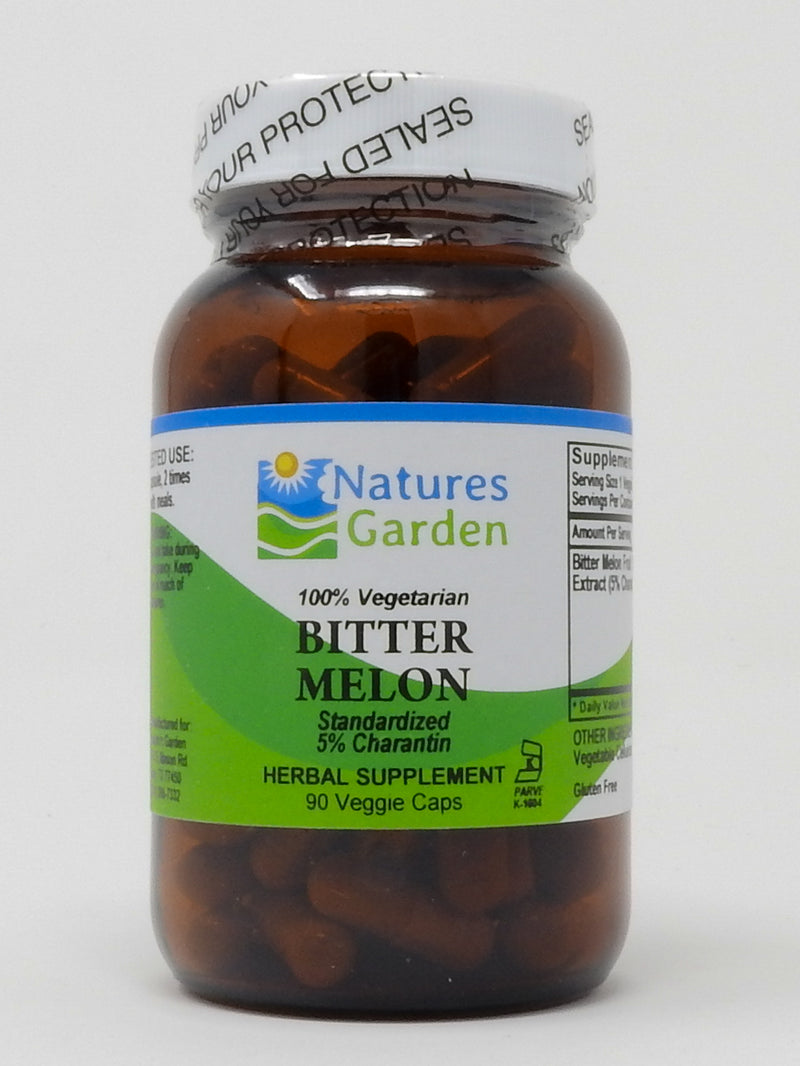 Nature's Garden - Bitter Melon - 90 Veggie Caps with 500mg Bitter Melon Extract