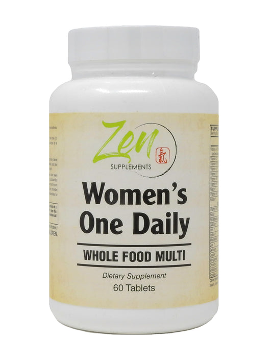 Women’s One Daily Organic Whole Food Multi-Vitamin 60-Tabs - Women's Multivitamin made from Organic Whole Foods - Natural Energy Support & Wellness