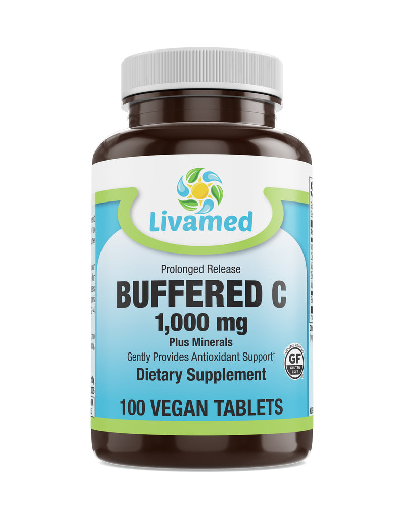 Livamed - Buffered C 1,000 mg Veg Tabs Prolonged Release 100 Count