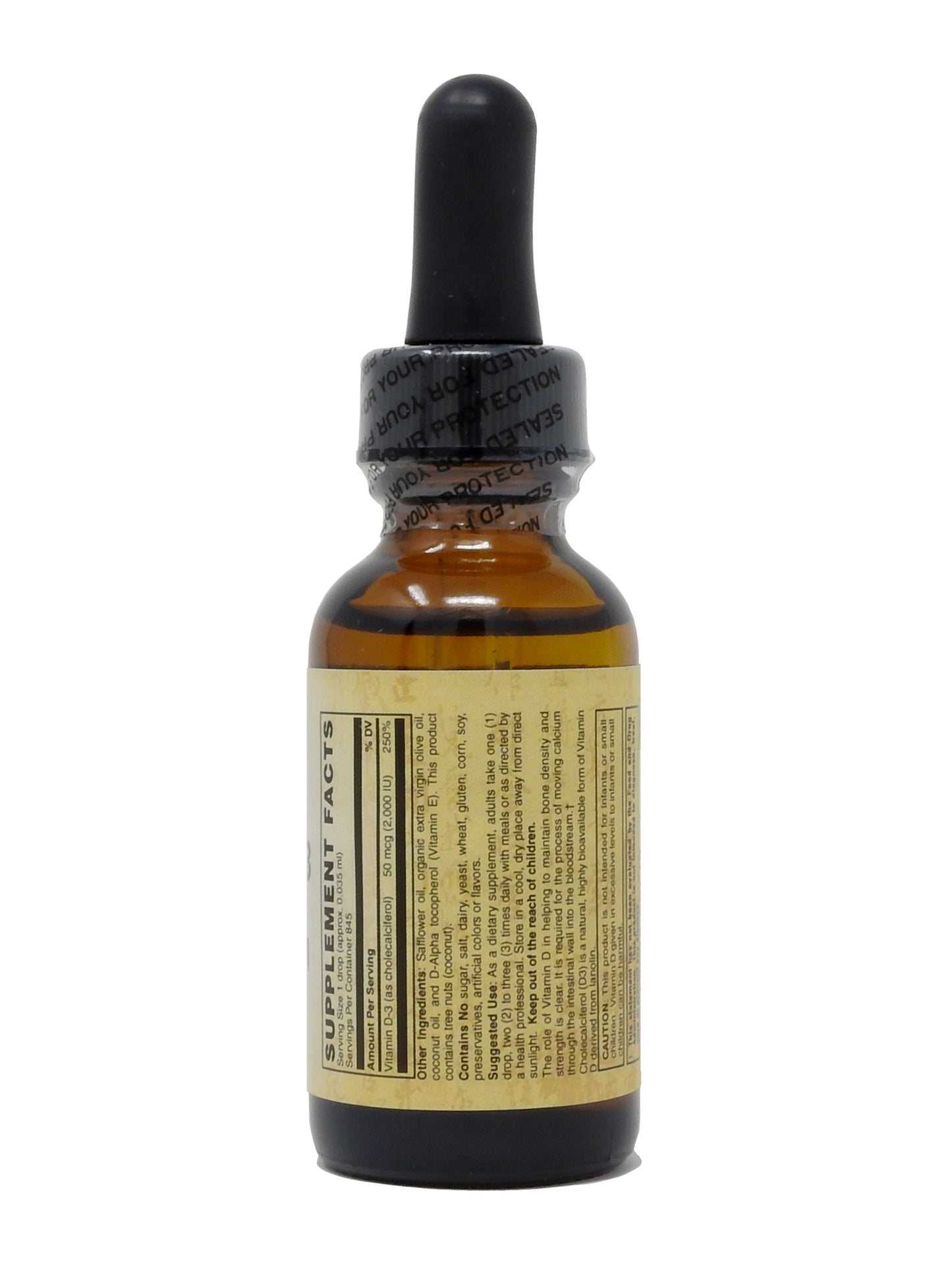 Vitamin D-3  2000 IU 1 Oz-Liquid - Supports Healthy Muscle Function, Bone Health & Immune Support