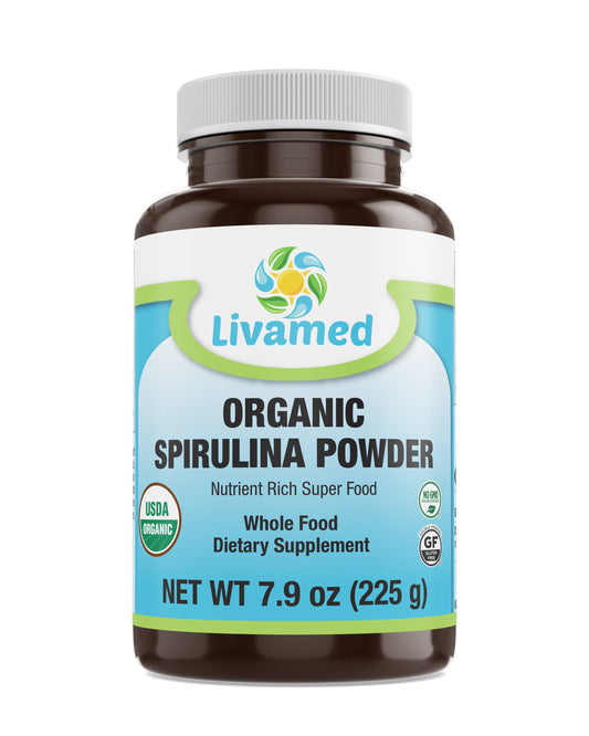 Organic Spirulina Powder 7.9 oz Count