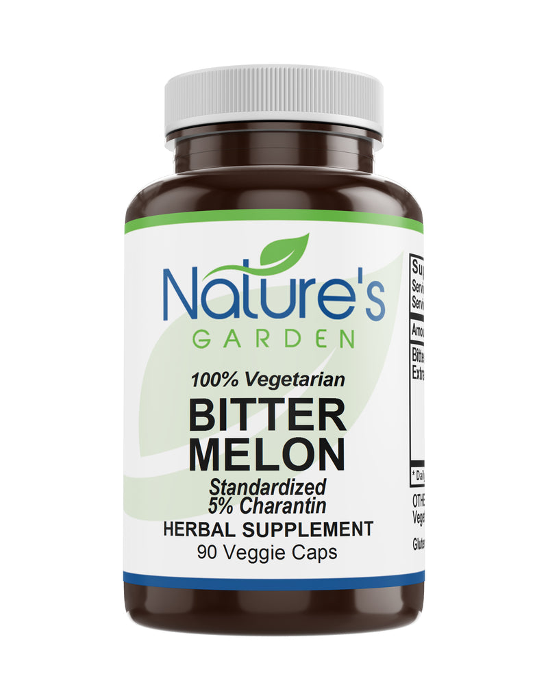 Nature's Garden - Bitter Melon - 90 Veggie Caps with 500mg Bitter Melon Extract