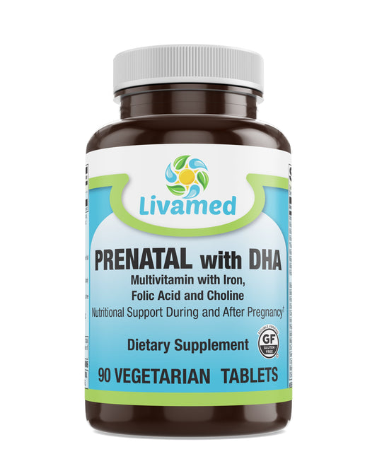 Prenatal with DHA Veg Tabs 90 Count