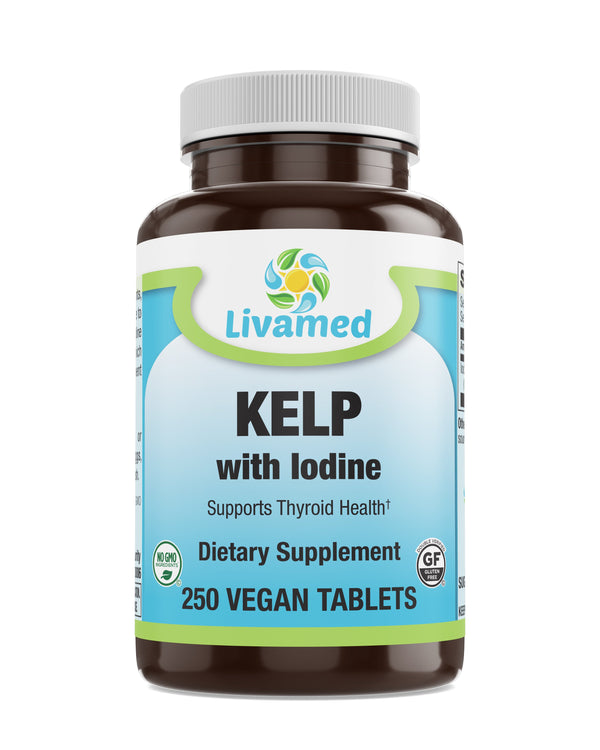 Livamed - Kelp with Iodine Veg Tabs 250 Count