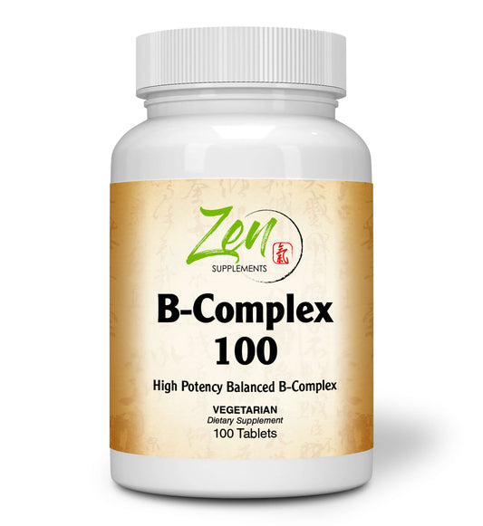B-Complex 100 100-Tabs - Support for Stress, Energy and Healthy Immune System - Heart Health & Nervous System Support - Supports Energy Metabolism