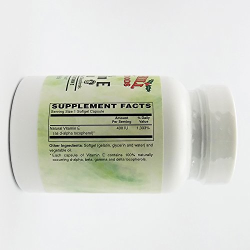 Vitamin E 400 IU, 100 Softgels