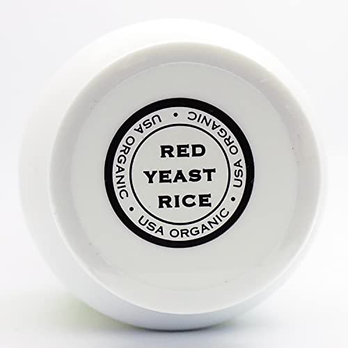 Organic Red Yeast Rice 600 MG, 120 Vegetarian Capsules