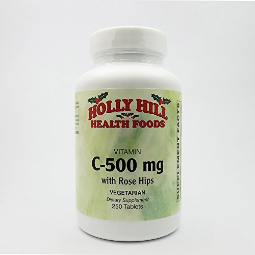 C-500 MG with Rose Hips, 250 Vegetarian Tablets