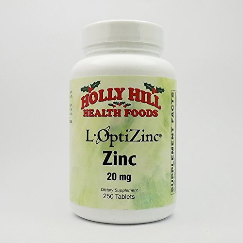 Zinc 20 MG, 250 Tablets