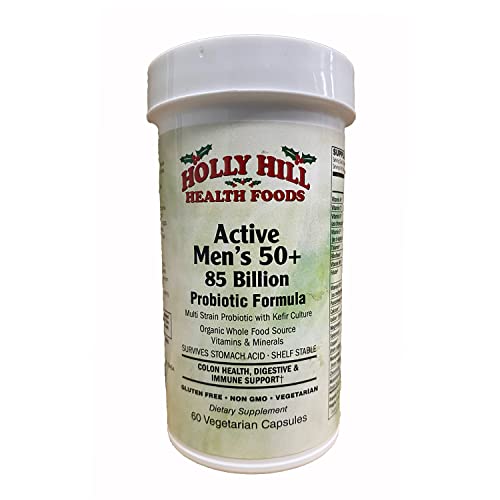 Active Men's 50+ 85 Billion Probiotic Formula, 60 Vegetarian Capsules