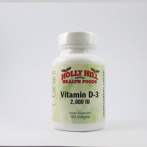 Vitamin D3 2000 IU, 100 Softgels