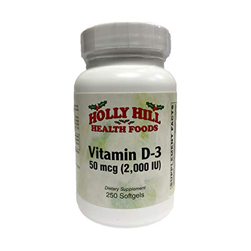 Vitamin D3, 2000 IU, 250 Softgels