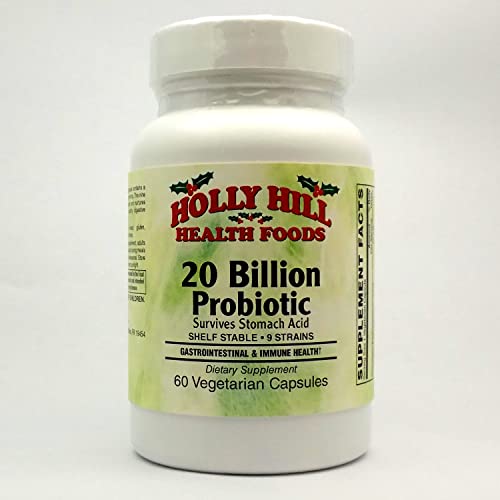 20 Billion CFU Probiotic, 60 Vegetarian Capsules