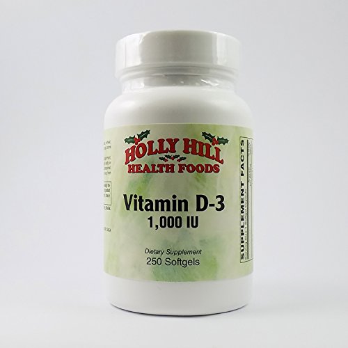 Vitamin D3 1000 IU, 250 Softgels