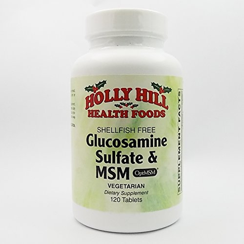 Glucosamine Sulfate and MSM (Shellfish Free), 120 Vegetarian Tablets