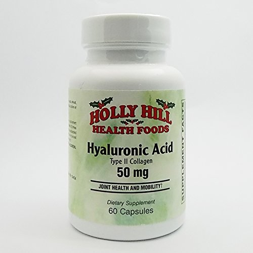 Hyaluronic Acid (Type II Collagen) 50 MG, 60 Capsules