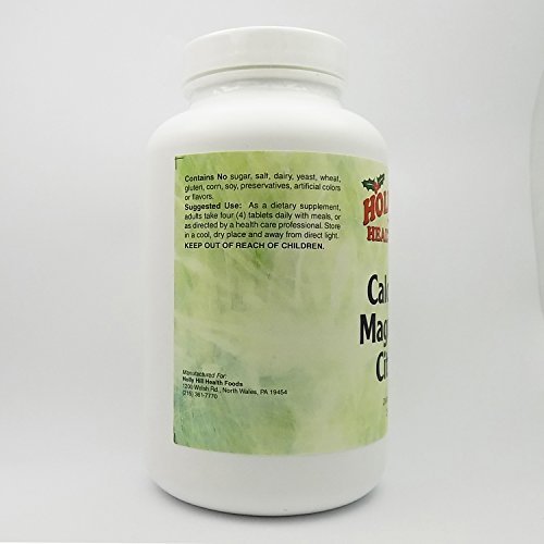 Calcium and Magnesium Citrates, 250 Tablets