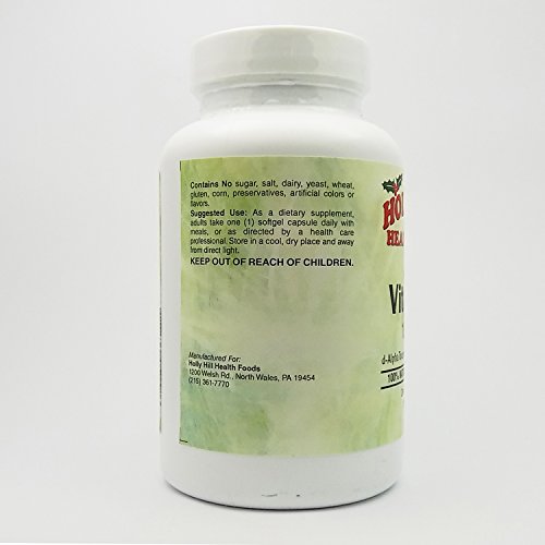 Vitamin E 1000 IU, 100 Softgels