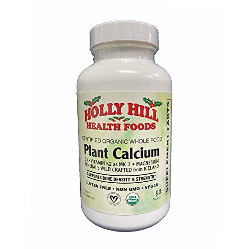 Certified Organic Whole Food Plant Calcium, 90 Tablets