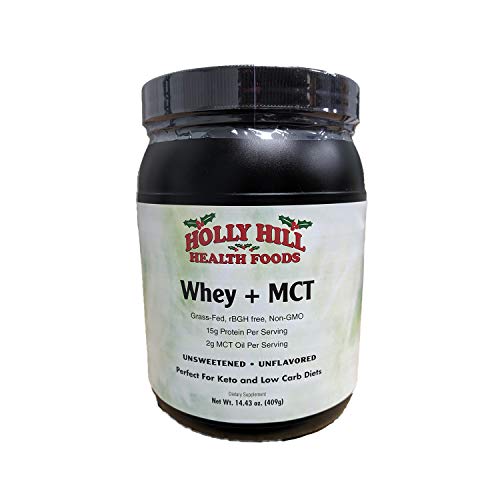 Whey + MCT, Unflavored, 14.43 Ounces