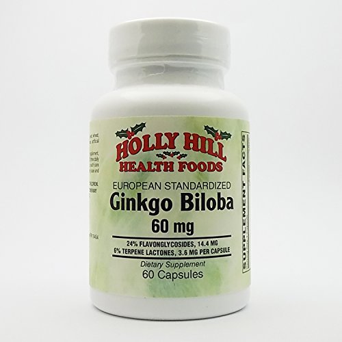 Ginkgo Biloba 60 MG, 60 Capsules