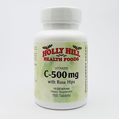 C-500 MG with Rose Hips, 100 Vegetarian Tablets