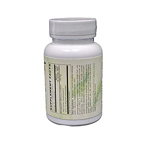 Ashwagandha Extract 500mg, 60 Vegetarian Capsules