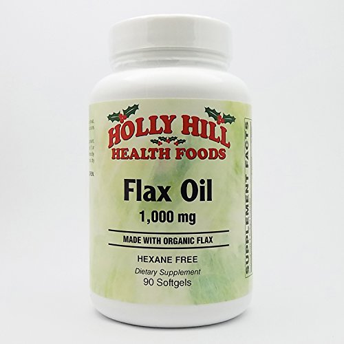 Flax Oil 1000 MG, Organic, Hexane Free, 90 Softgels