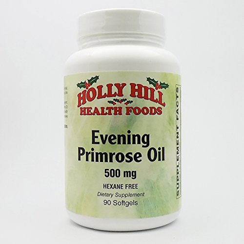 Evening Primrose Oil 500 MG, Hexane Free, 90 Softgels