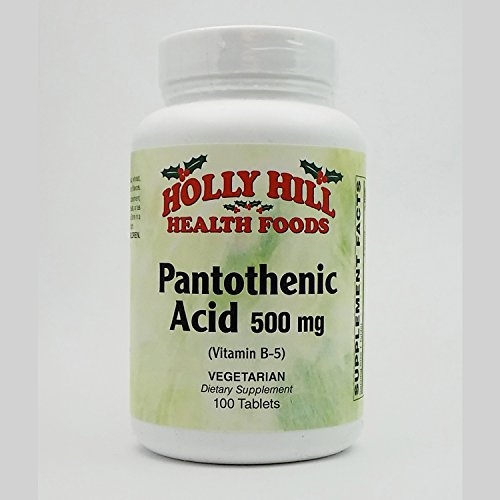 Pantothenic Acid, 100 Tablets