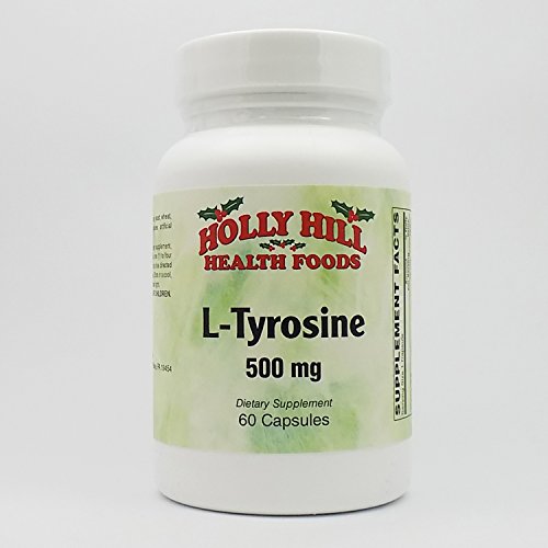 L-Tyrosine 500 MG, 60 Capsules