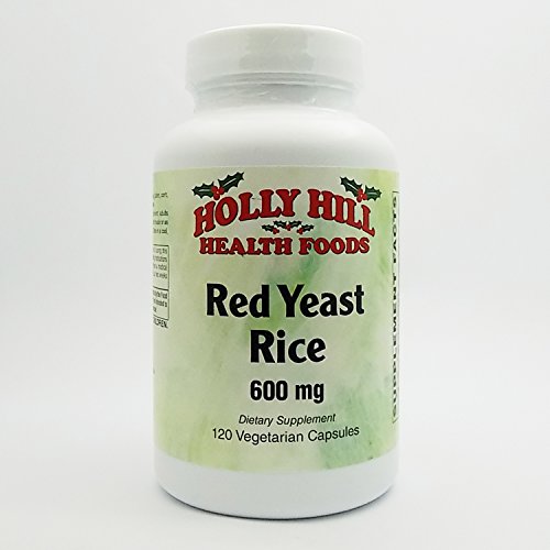 Organic Red Yeast Rice 600 MG, 120 Vegetarian Capsules