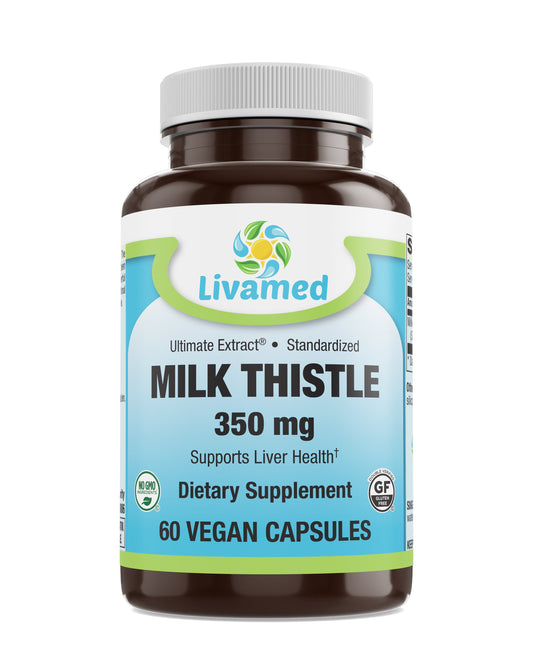 Milk Thistle 350 mg Veg Caps 60 Count