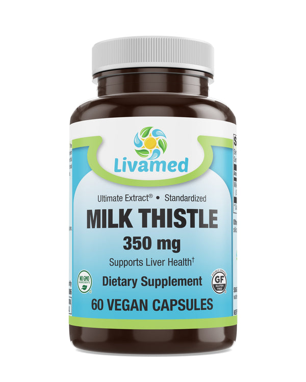 Livamed - Milk Thistle 350 mg Veg Caps 60 Count