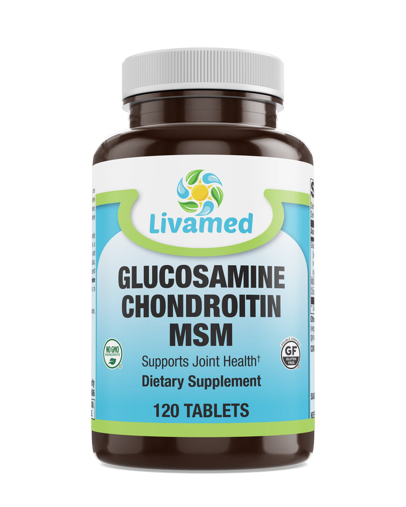 Livamed - Glucosamine Chondroitin MSM Tabs 120 Count