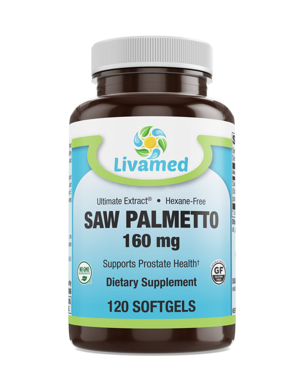 Livamed - Saw Palmetto 160 mg Softgels 120 Count