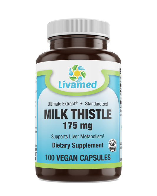 Milk Thistle 175 mg Veg Caps 100 Count