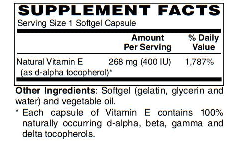 Zen Supplements - Vitamin E-400IU Mixed Tocopherols - Supports overall Wellness & Immune Function, Promotes Beautiful Hair & Skin 250-Softgel