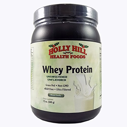 Whey Protein, Unsweetened Unflavored, 12 Ounces