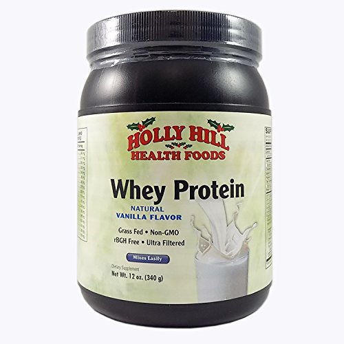 Whey Protein, Non GMO, Vanilla, 12 Ounces