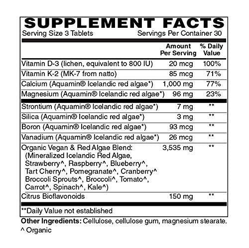 Algae Based Calcium 1,000 mg, 90 Tablets