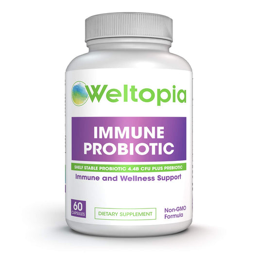 Immune Probiotic Formula - Prebiotic with Probiotic - Enhanced Digestive Flora Support for Gut Health, Immune Health, Digestive Health, Diarrhea