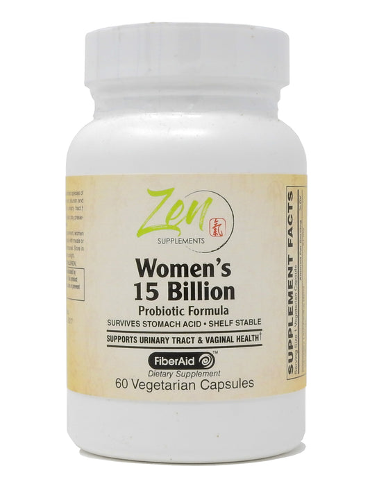 Womens 15 Billion Multi-Probiotic - Supports Urinary and Vaginal Health with Lactobacilli & Bifado Blended Strains Survives Stomach Acid, Shelf Stable 60-Vegcaps