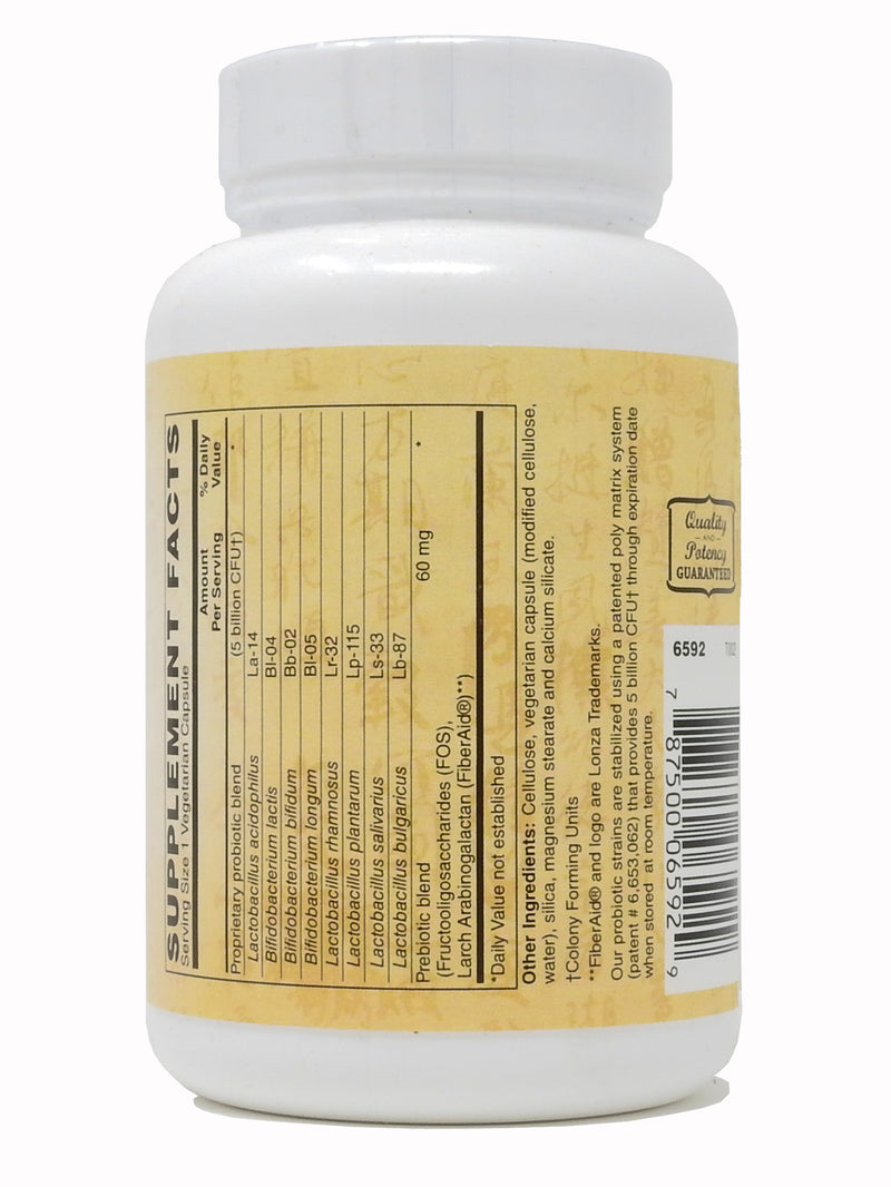 Zen Supplements - Suprema-Dophilus - 5 Billion CFU Probiotic - 8 Strains - Shelf Stable and Acid Resistant - Supports Gastrointestinal & Immune Health 120-Caps