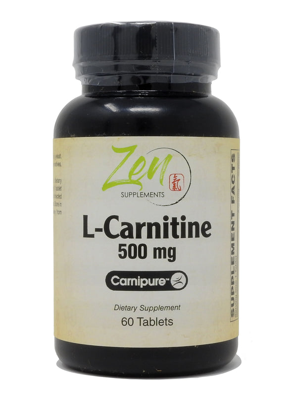 Zen Supplements - L-Carnitine, 500 mg 60 Tablets