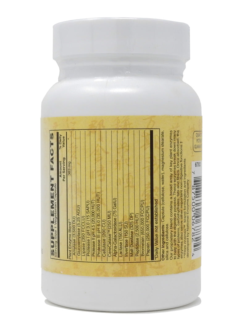 Zen Supplements - Ultra Veggie Enzymes for Vegetarians and Vegans - Promotes Digestion of Vegetables, Beans and Carbohydrates to Help Reduce Occasional Gas and Bloating 120-Vegcaps